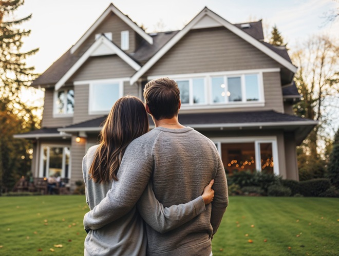 Photo of couple embracing in front of their new big house, rear view. Buying your dream home. Mortgage, home loan concept, award winning photography, modern, 8k
Negative prompt: (anime, cartoon, drawings, paintings, illustration), weird, creepy, scary, out of frame, worst quality, low quality, jpeg artifacts, extra fingers, mutated hands, poorly drawn hands, poorly drawn face, mutation, deformed, blurry, dehydrated, bad anatomy, bad proportions, extra limbs, cloned face, disfigured, gross proportions, malformed limbs, missing arms, missing legs, extra arms, extra legs, fused fingers, too many fingers, long neck
Steps: 25, Sampler: DPM++ 2M Karras, CFG scale: 7, Seed: 450852186, Size: 5504x3072, Model hash: 15012c538f, Model: realisticVisionV51_v51VAE, Denoising strength: 0.45, Ultimate SD upscale upscaler: 4x-UltraSharp, Ultimate SD upscale tile_width: 816, Ultimate SD upscale tile_height: 816, Ultimate SD upscale mask_blur: 30, Ultimate SD upscale padding: 176, ControlNet 0: "Module: tile_resample, Model: control_v11f1e_sd15_tile [a371b31b], Weight: 1, Resize Mode: Crop and Resize, Low Vram: False, Threshold A: 1, Guidance Start: 0, Guidance End: 1, Pixel Perfect: False, Control Mode: ControlNet is more important", Version: v1.6.0